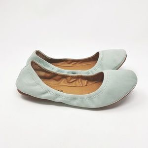 NEW Lucky Brand Emmie Ballet Flats 9 Mint Green